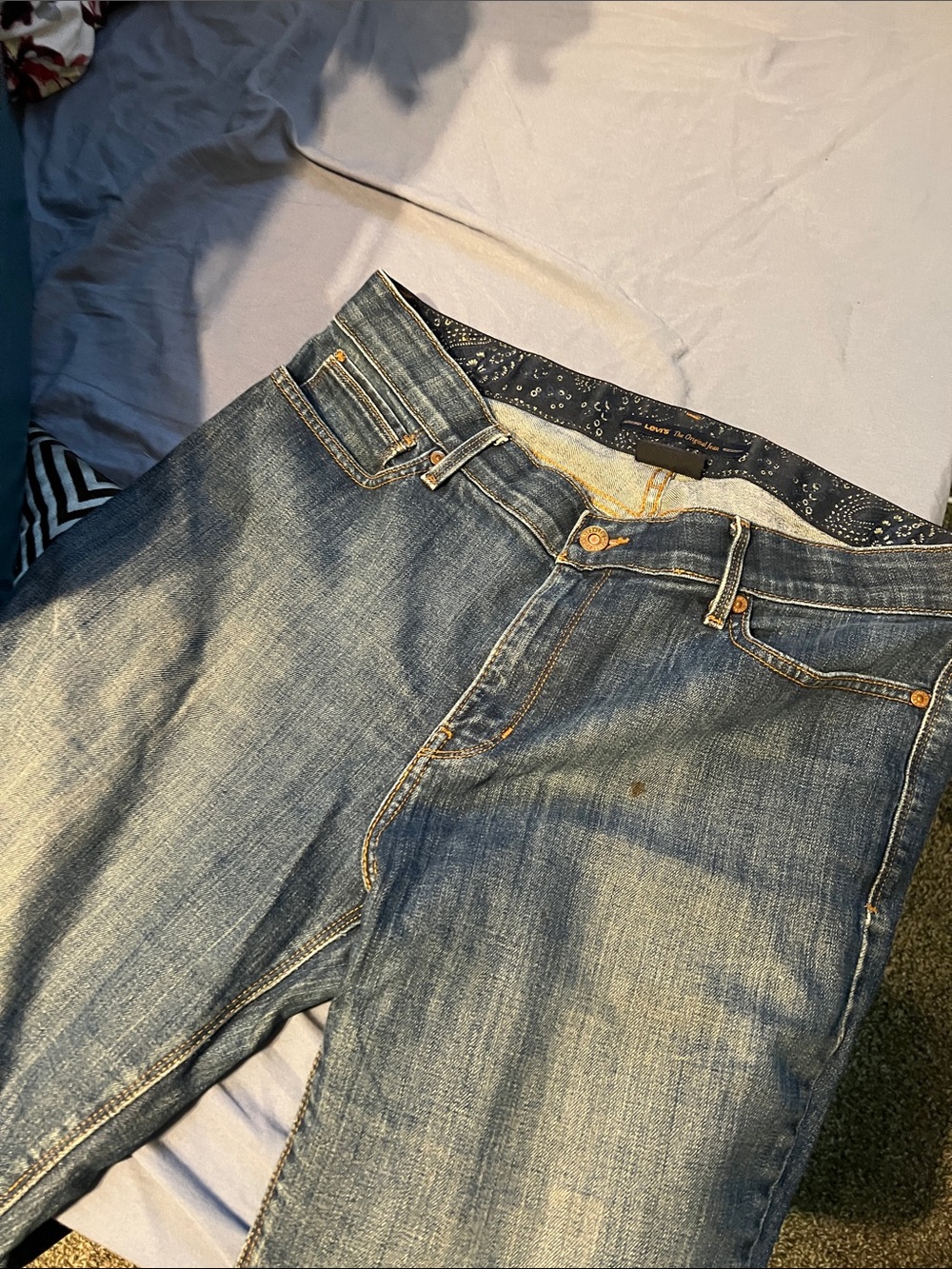 Levi's Women's Light Blue Flare Jeans